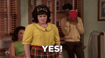 Tracy Turnblad yes GIF by Hairspray Live!