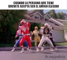 policiaperu dance power peru power rangers GIF