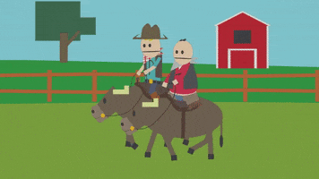 horses riding GIF by South Park 