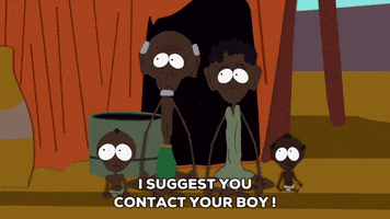 contact GIF by South Park 
