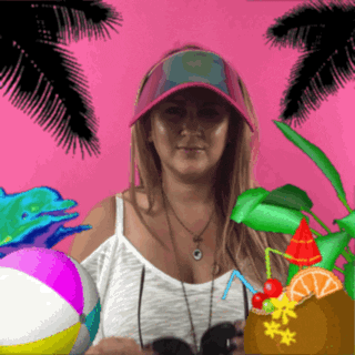 Sunglasses Vacation GIF by Fashion Institute of Design & Merchandising