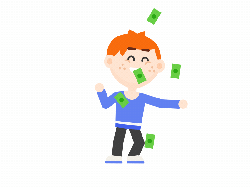 Make It Rain Money GIF by Latham Arnott - Find & Share on GIPHY