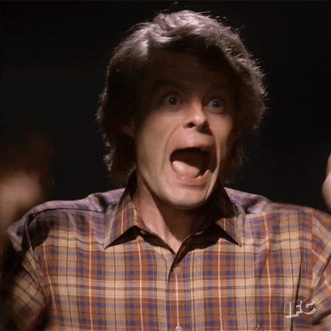 Scared Bill Hader GIF by IFC