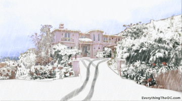 everythingtheoc snowing chrismukkah the o.c. GIF