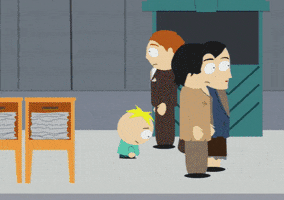 sad walking GIF by South Park 