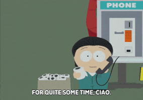 phone walk GIF by South Park 