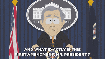 confused george bush GIF by South Park 