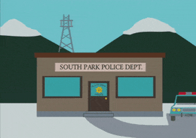 police station walking GIF by South Park 