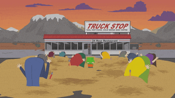 truck stop mountains GIF by South Park