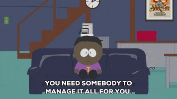 chilling out token black GIF by South Park 