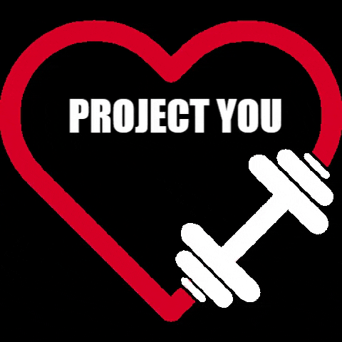 ProjectYou project you heart dumbbell still GIF