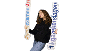 Cheer Emma Sticker by Examenbundel