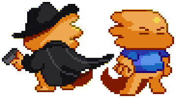 John Wick Pixel Sticker