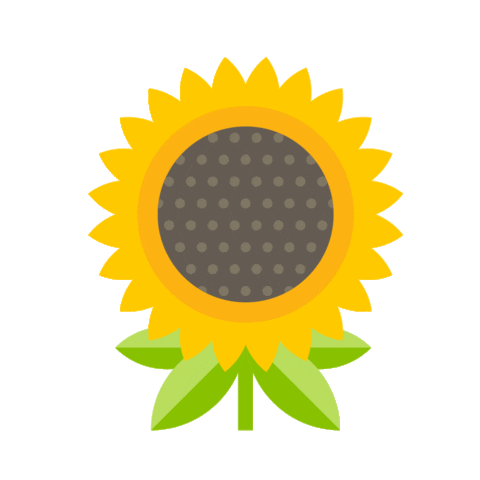 Flower Sun Sticker by Ontario Culinary