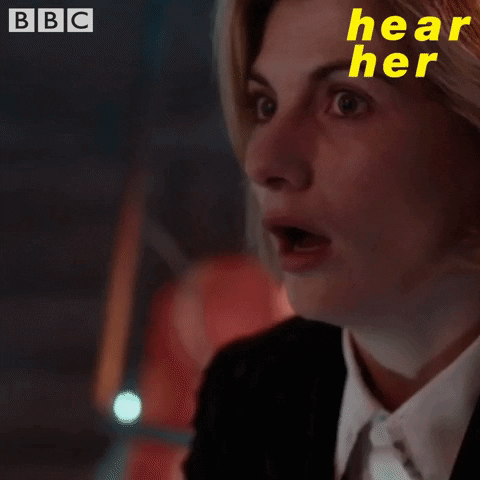 hear her GIF by BBC