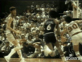 Julius Erving Basketball GIF by Philadelphia 76ers