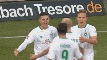happy celebration GIF by SV Werder Bremen