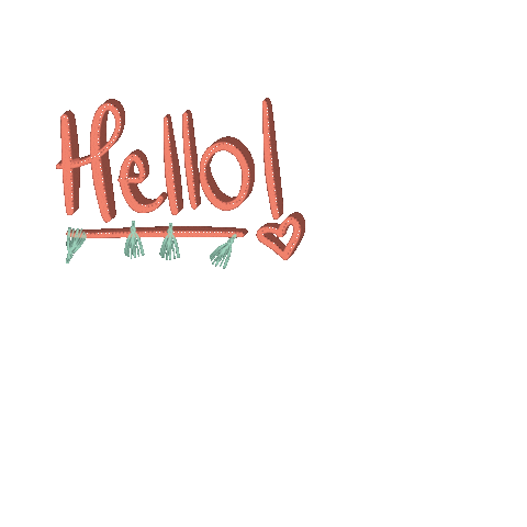 Hello Sticker by Medicina Ilustrada