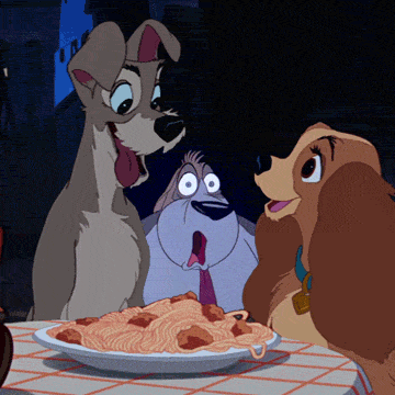 Hungry Lady And The Tramp GIF by Rodney Dangerfield