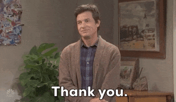 Jason Bateman Thank You GIF by Saturday Night Live