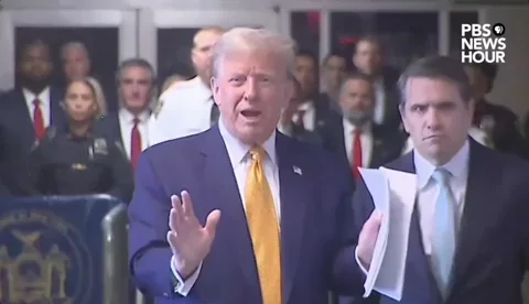 Freezing Donald Trump GIF