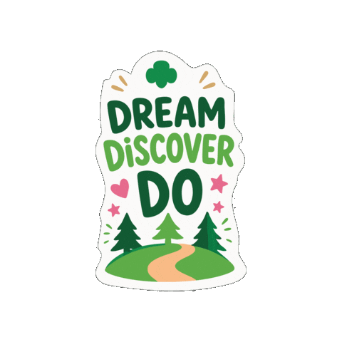 Discover Girl Scouts Sticker by GSBadgerland