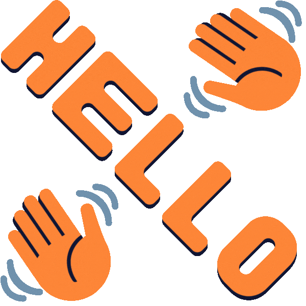 Wave Hello Sticker