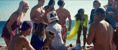 beach check this out GIF by Marshmello
