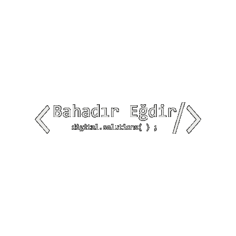 Bahadır Eğdir Sticker