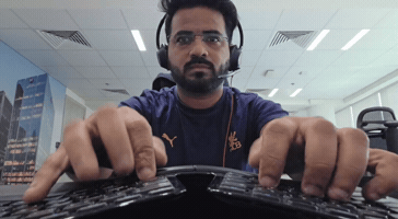 Typing Working GIF