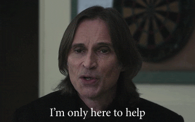 Im Only Here To Help GIFs - Get the best GIF on GIPHY