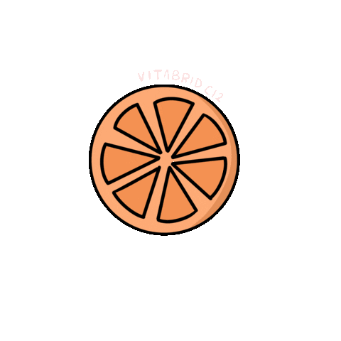 Vitamin C Orange Sticker by Vitabrid
