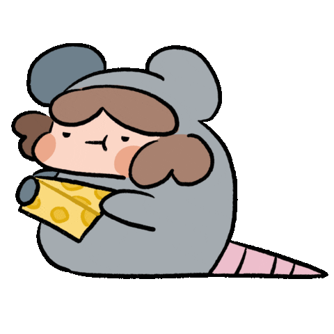 Mouse Queso Sticker