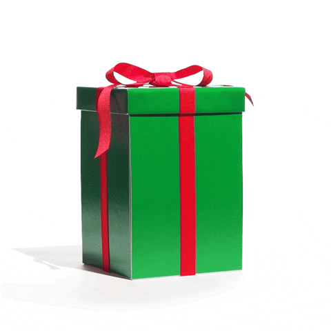 meadows holiday surprise gift monkey GIF