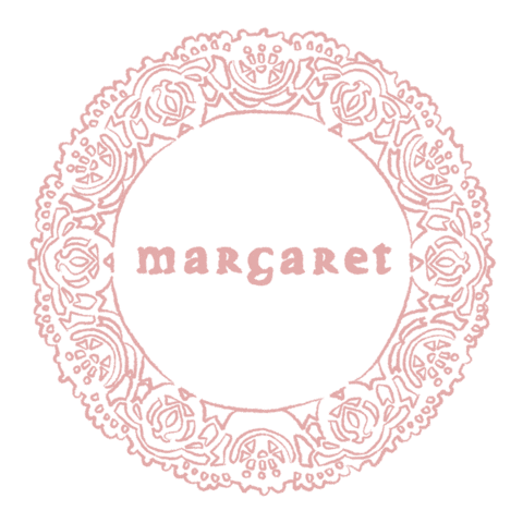 Pink Logo Sticker by Margaret Jewels