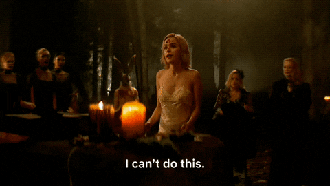 Sabrina Spellman Caos GIF by Chilling Adventures of Sabrina - Find & Share on GIPHY