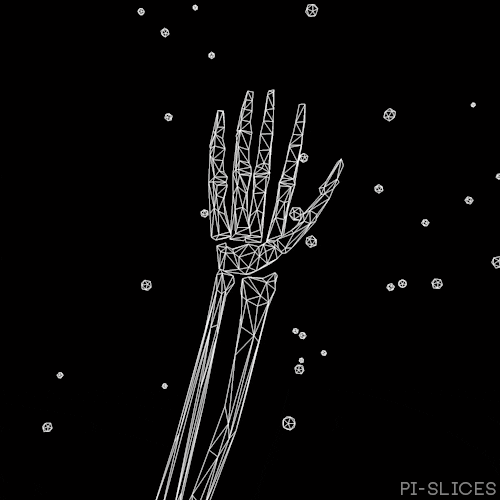 reaching black and white GIF by Pi-Slices