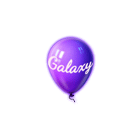 Balloon Gala Sticker by Galaxy Chat