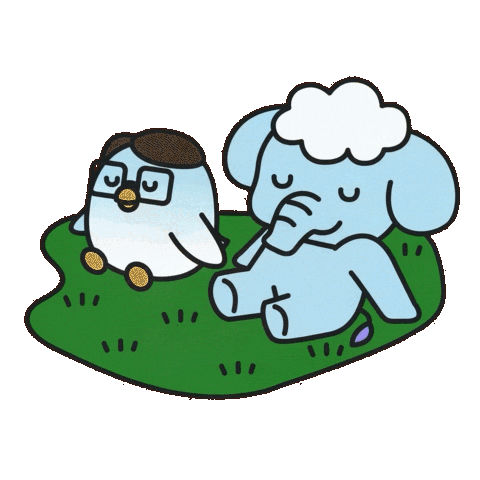 힐링 Sticker by imaginecne