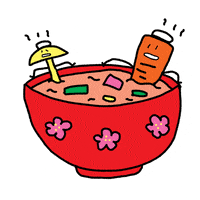 Miso Soup Art GIF by Kagami Shinohara