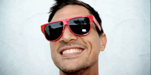 Smiling With Sunglasses GIFs - Get the best GIF on GIPHY