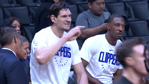 warming up game night GIF by NBA