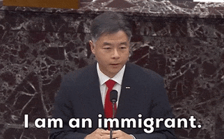 Ted Lieu I Am An Immigrant GIF by GIPHY News