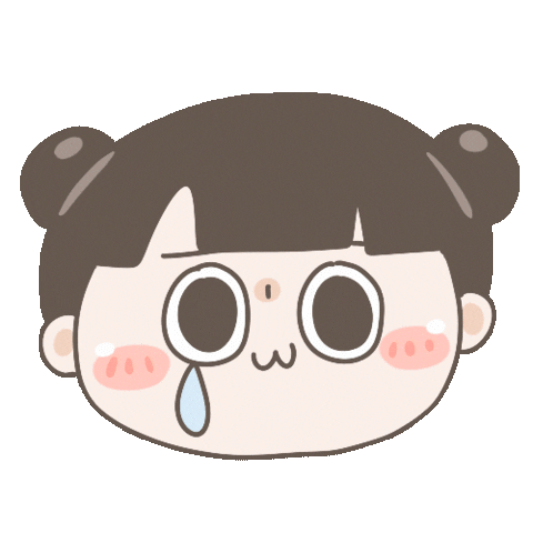 Girl Face Sticker by chuchumei