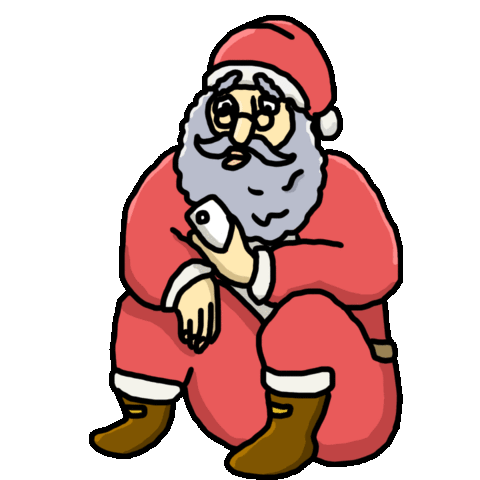 disappointed santa