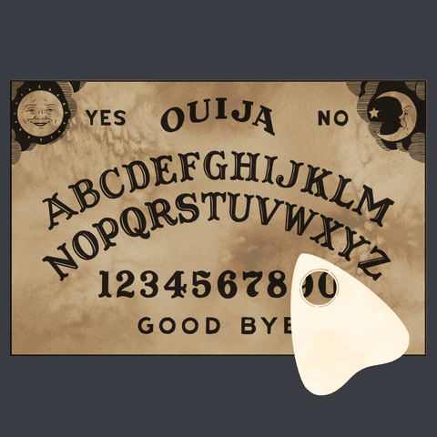 Ouija Board Halloween GIF by Perecz Annabella
