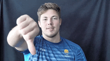 boo no GIF by Worcester Warriors