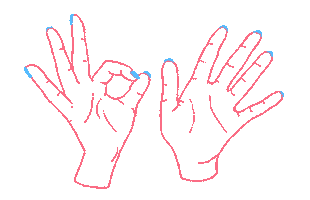 Miami Hands Sticker