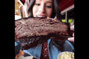 eat meat eater GIF by Gifs Lab