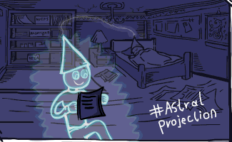 Studying Astral_Projection GIF